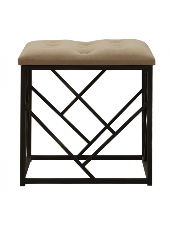 ტაბურეტი და პუფი HOBEL TWIST METAL/38X38X35 -10K/ COMBY(1)
