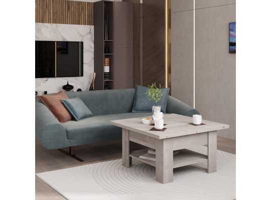 ტრანსფორმერი მაგიდა HOBEL 90X90X180 K355 (1)