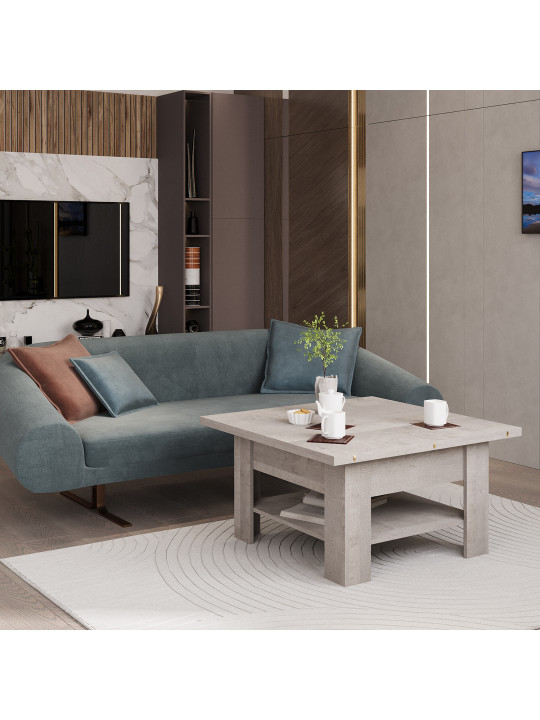 ტრანსფორმერი მაგიდა HOBEL 90X90X180 K355 (1)