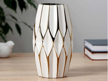 ваза SIMA-LAND AGATA 11X20 d-7,5 см белый