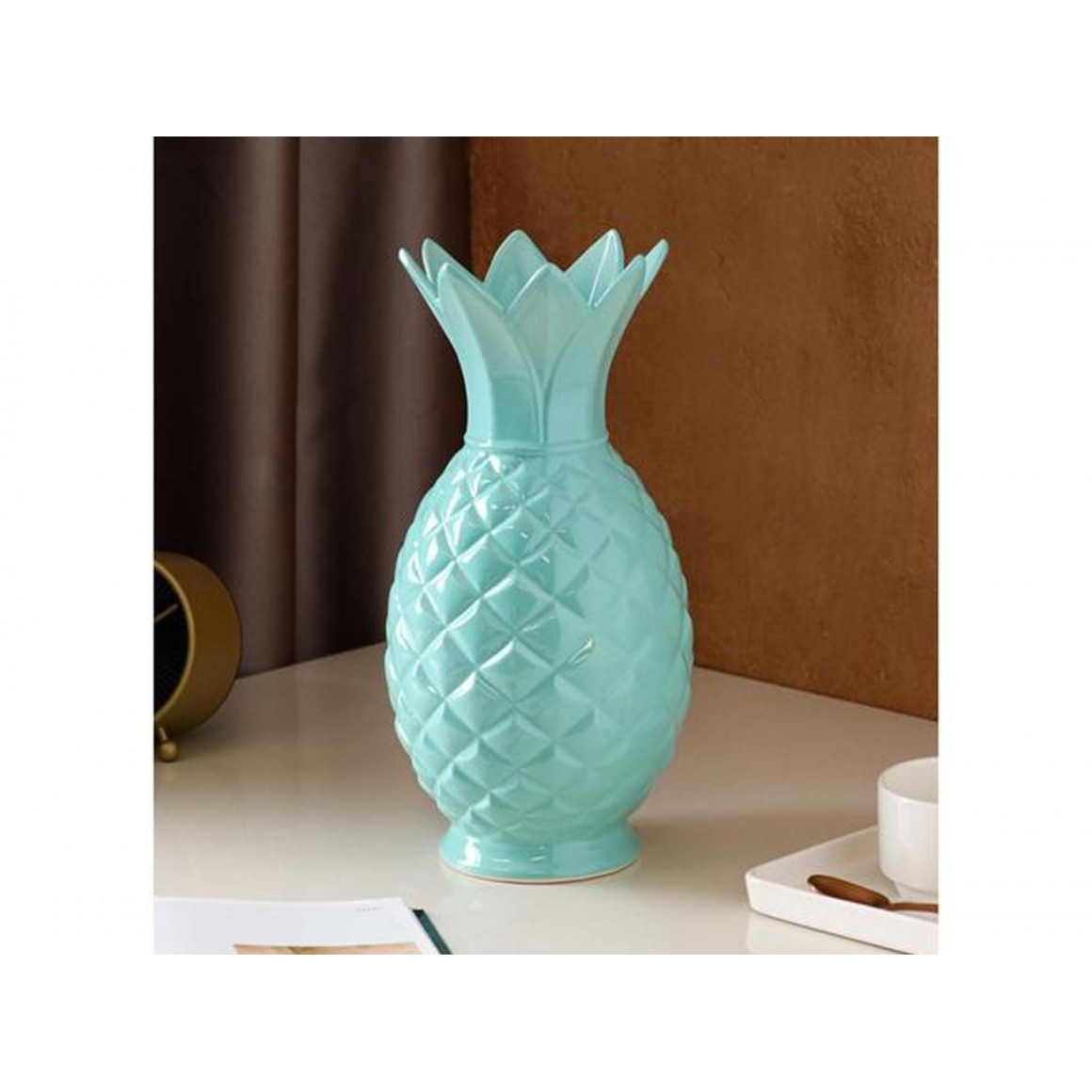 ვაზა SIMA-LAND ANANAS LIGHT BLUE 33 cm