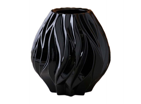vases SIMA-LAND PLAMYA BLACK 21 cm