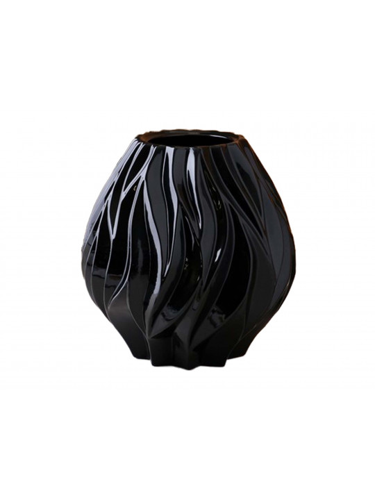 vases SIMA-LAND PLAMYA BLACK 21 cm