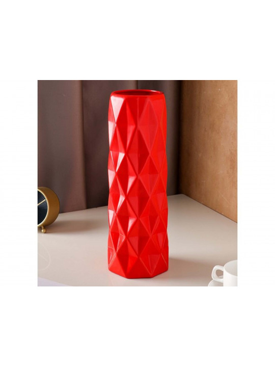 vases SIMA-LAND POLY GLOSS RED 41 cm