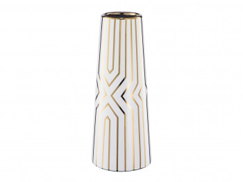 vases MAGAMAX VASE ART DECO Д120 Ш120 В300 WHITE WITH GOLD