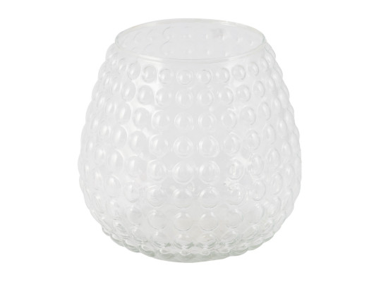 ვაზა KOOPMAN VASE CLEAR GLASS 190XH200MM (025812)
