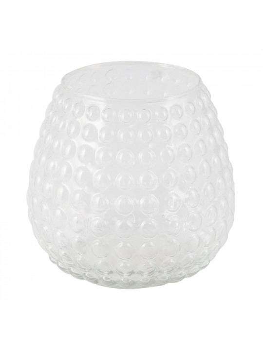 ვაზა KOOPMAN VASE CLEAR GLASS 190XH200MM (025812)