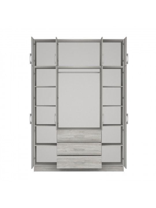 ტანსაცმლის კარადა HOBEL EX-B37 CL/01 (WH) ORMA 144 (7)