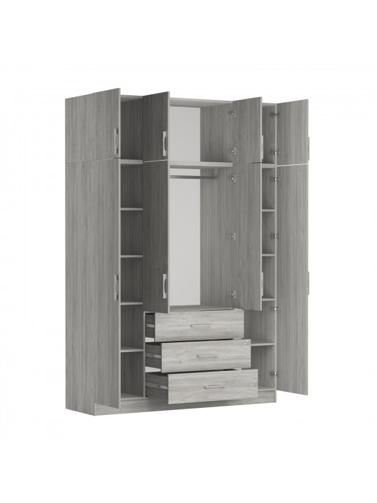 ტანსაცმლის კარადა HOBEL EX-B37 CL/01 (WH) ORMA 144 (7)