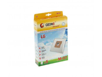 მტვერსასრუტის ტომრები OZONE M-07 (X5)