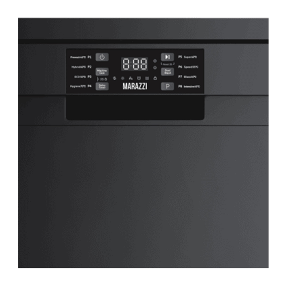 ჭურჭლის სარეცხი მანქანა MARAZZI DW-D05S13FS(S/BL)