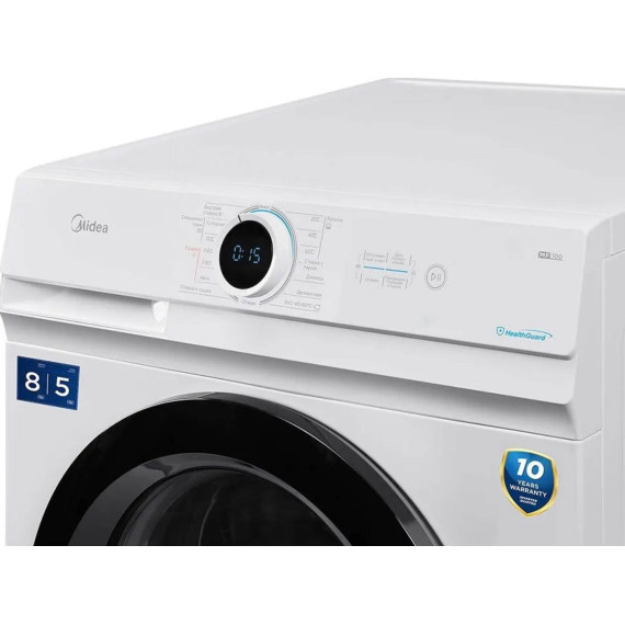 სარეცხი მანქანა MIDEA MF100D80B/W
