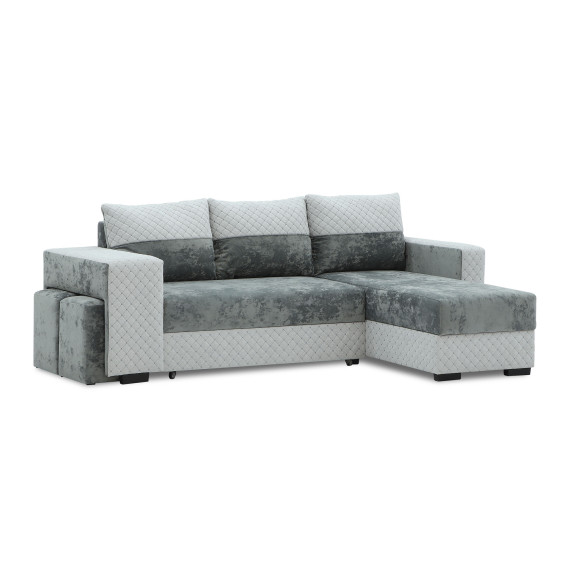 დივანი HOBEL CORNER SONYA GREY MONACO 14/LIGHT GREY BONCHUK 19  R G (5)