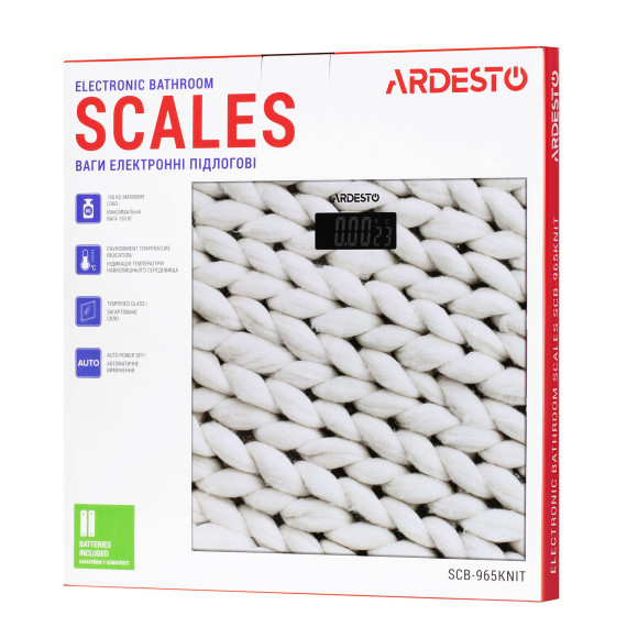 სასწორი ARDESTO SCB-965KNIT