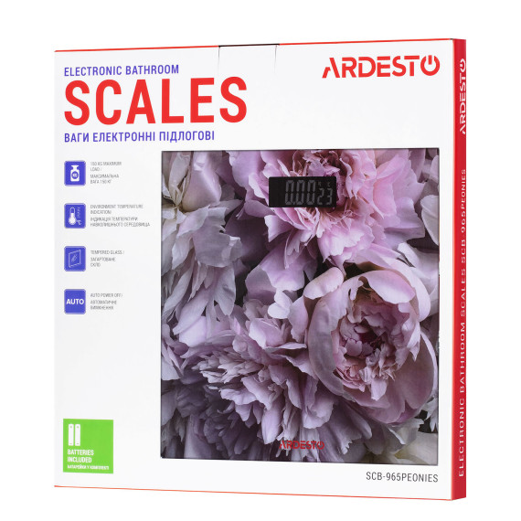 სასწორი ARDESTO SCB-965PEONIES