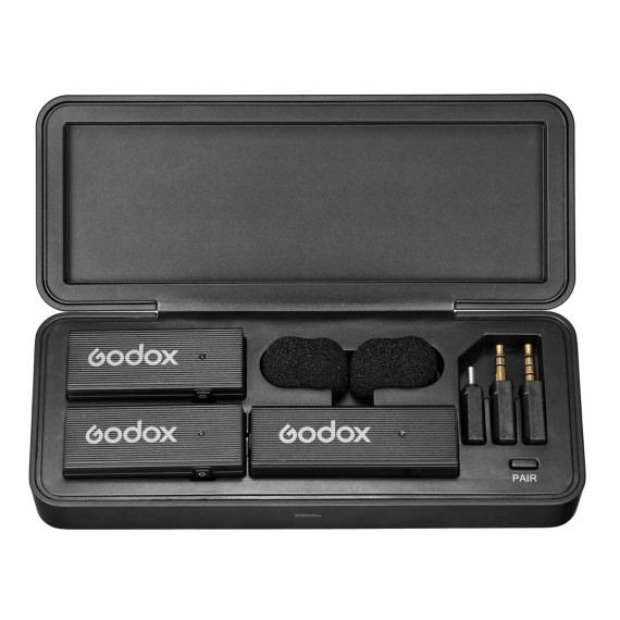 მიკროფონი GODOX 2.4GHZ WIRELESS MICROPHONE SYSTEM MOVELINK MINI UC KIT2 (BK)