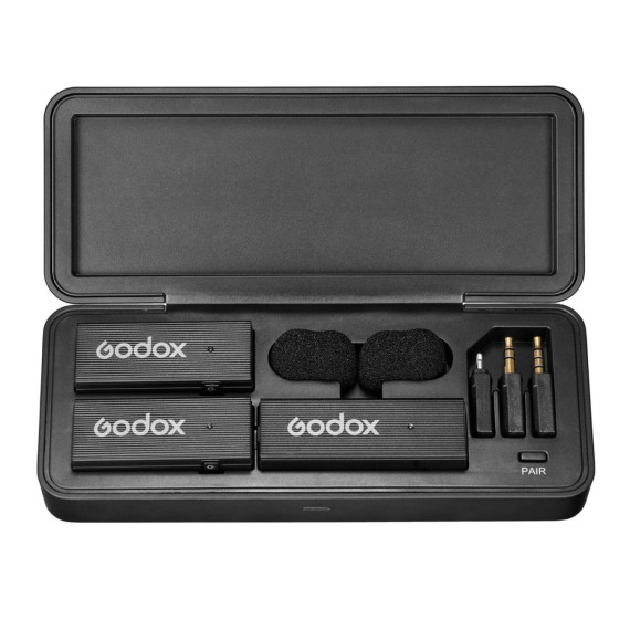 მიკროფონი GODOX 2.4GHZ WIRELESS MICROPHONE SYSTEM MOVELINK MINI LT KIT 2 (BK)