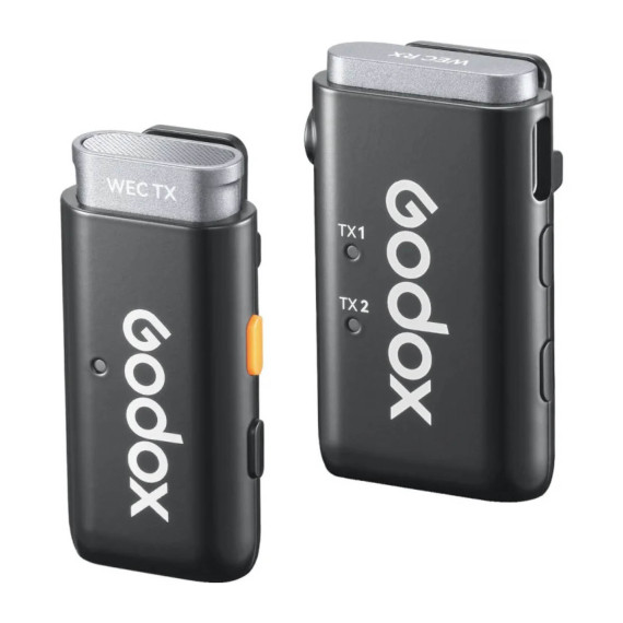 მიკროფონი GODOX 2.4GHZ WIRELESS MICROPHONE SYSTEM WEC KIT1 (BK)