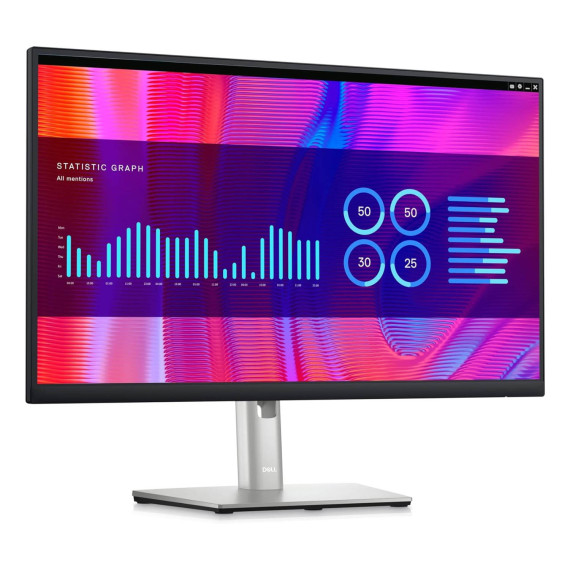მონიტორი DELL 23.8 P2423DE HDMI, DP, USB-C, RJ-45, IPS, 2560X1440, SRGB 99%, PIVOT