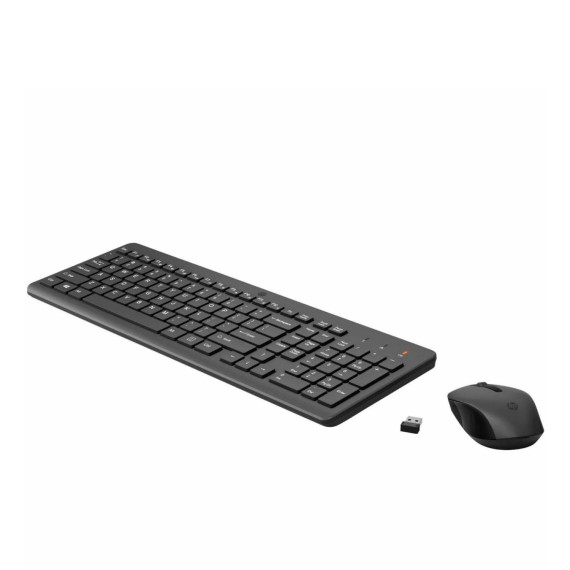კლავიატურა HP 30 WIRELESS MOUSE AND KEYBOARD 2V9E6AA (BK)