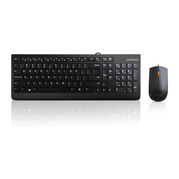 კომპიუტერული მაუსი LENOVO 300 USB (BK)