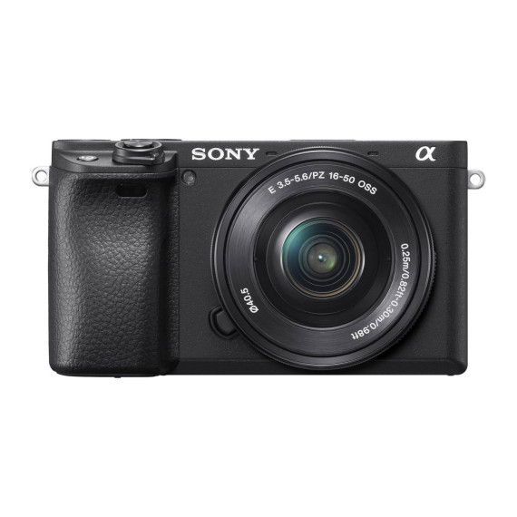 ციფრული ფოტოკამერა SONY ALPHA A6400 MIRRORLESS WITH 16-50MM LENS (BK)