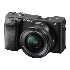 ციფრული ფოტოკამერა SONY ALPHA A6400 MIRRORLESS WITH 16-50MM LENS (BK)