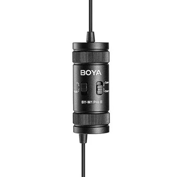 მიკროფონი BOYA BY-M1 PRO II UNIVERSAL LAVALIER (BK)