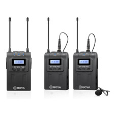მიკროფონი BOYA BY-WM8 PRO-K2 DUAL CHANNEL UHF WIRELESS (BK)