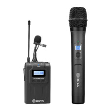 მიკროფონი BOYA BY-WM8 PRO-K3 CAMERA-MOUNT WIRELESS HANDHELD MICROPHONE SYSTEM (BK)