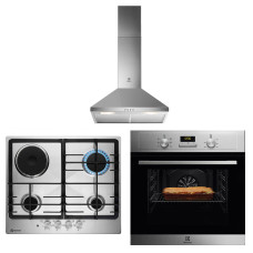 ჩაშენებული ტექნიკა EOF3H00BX + KGM64311X + LFC316X