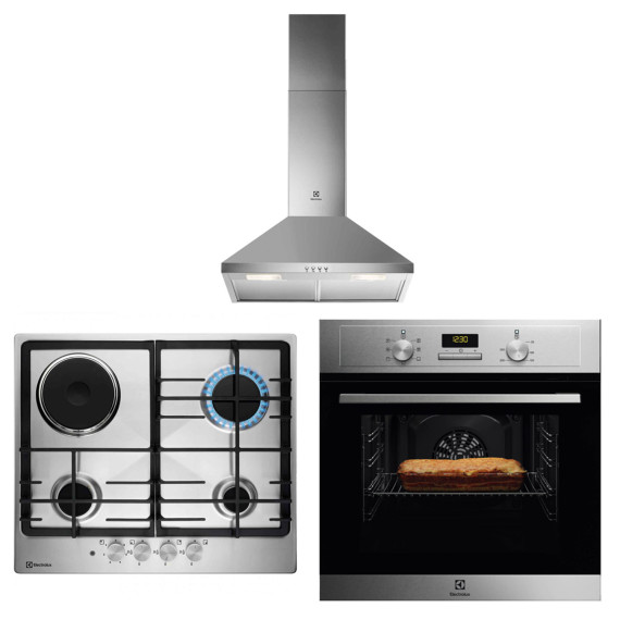 ჩაშენებული ტექნიკა EOF3H00BX + KGM64311X + LFC316X