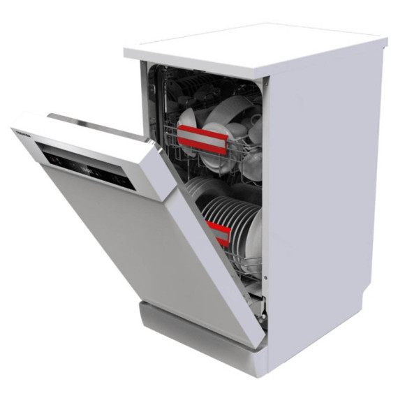 ჭურჭლის სარეცხი მანქანა TOSHIBA DW-10F1CIS(W)