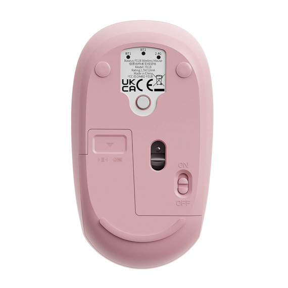 კომპიუტერული მაუსი BASEUS F01B TRI-MODE WIRELESS B01055503413-00 (BABY PK)