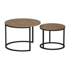 coffee table HOBEL EX-B22 BLACK METAL/K086 (2)