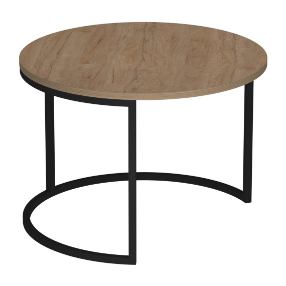 ჟურნალის მაგიდა HOBEL EX-B22 BLACK METAL/K086 (2)