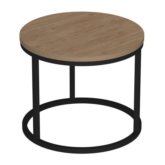 ჟურნალის მაგიდა HOBEL EX-B22 BLACK METAL/K086 (2)