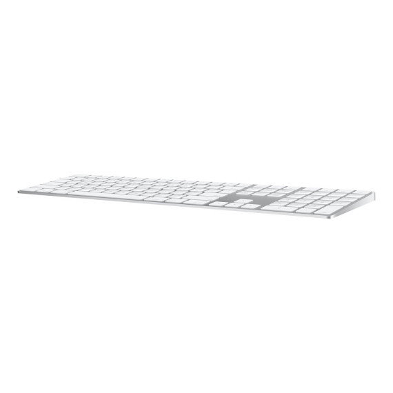 клавиатура APPLE MAGIC KEYBOARD WITH NUMERIC KEYPAD WIRELESS RECHARGABLE SILVER MQO52LL/A (SILVER)