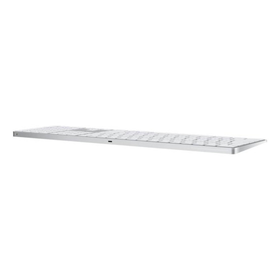 клавиатура APPLE MAGIC KEYBOARD WITH NUMERIC KEYPAD WIRELESS RECHARGABLE SILVER MQO52LL/A (SILVER)