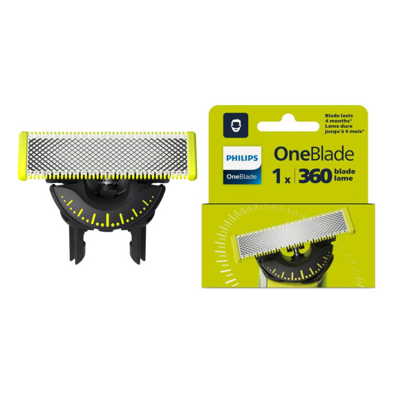 თმის საკრეჭი და ტრიმერი PHILIPS ONEBLADEC REPLACEMENT BLADE 1 PACK QP410/30 (SILVER)