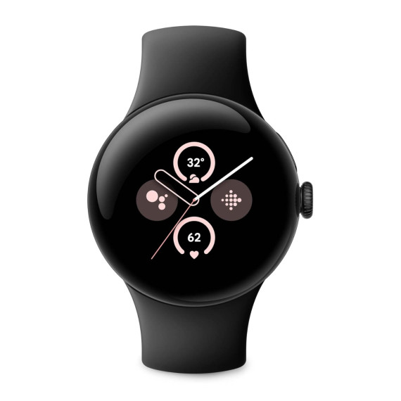 სმარტ საათი Google PIXEL WATCH 2 MATTE BLACK ALUMINIUM CASE WITH OBSIDIAN ACTIVE BAND (OBSIDIAN)