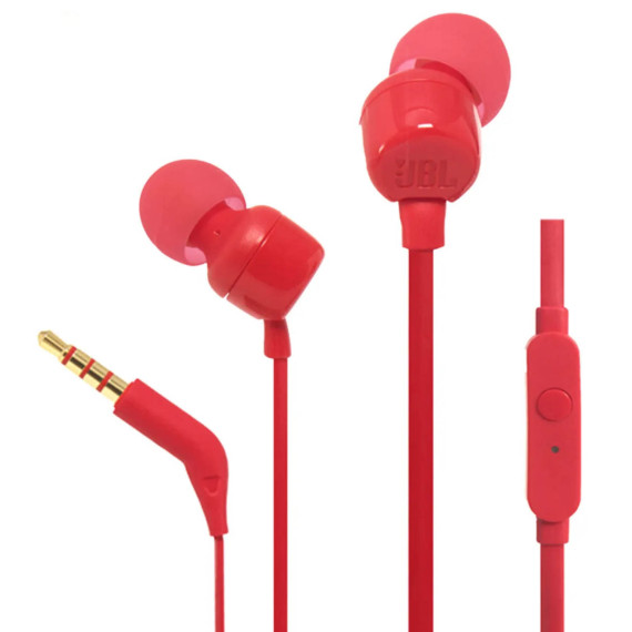 ყურსასმენები JBL T110 EARPHONE IN EAR (RD)