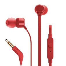 ყურსასმენები JBL T110 EARPHONE IN EAR (RD)