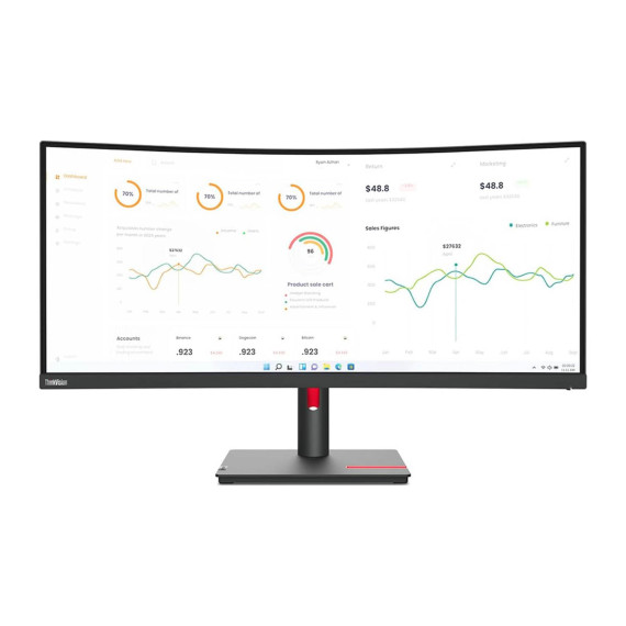 მონიტორი LENOVO THINKVISION T34W 34