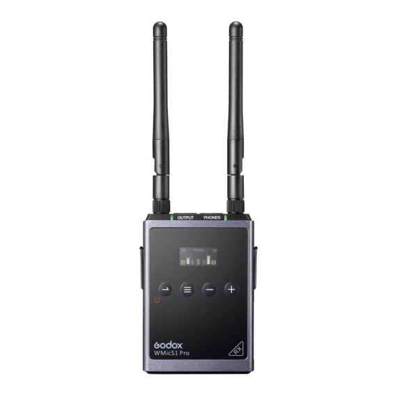 მიკროფონი GODOX UHF WIRELESS MICROPHONE SYSTEM WMICS1 PRO KIT2 (BK)