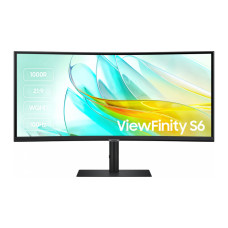 მონიტორი SAMSUNG VIEWFINITY S6 LS34C650VAIXCI 34 WQHD 3440X1440
