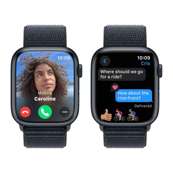 სმარტ საათი APPLE WATCH SERIES 9 GPS 45MM MIDNIGHT ALUMINUM CASE WITH MIDNIGHT SPORT LOOP MR9C3 (MIDNIGHT)