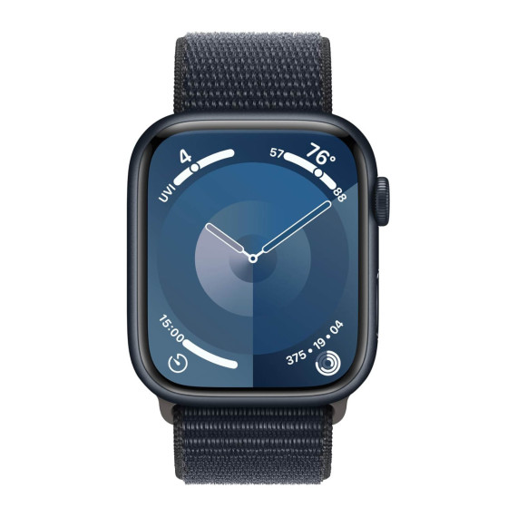 სმარტ საათი APPLE WATCH SERIES 9 GPS 45MM MIDNIGHT ALUMINUM CASE WITH MIDNIGHT SPORT LOOP MR9C3 (MIDNIGHT)