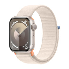 სმარტ საათი APPLE WATCH SERIES 9 GPS 41MM STARLIGHT ALUMINUM CASE WITH STARLIGHT SPORT LOOP MR8V3 (STARLIGHT)