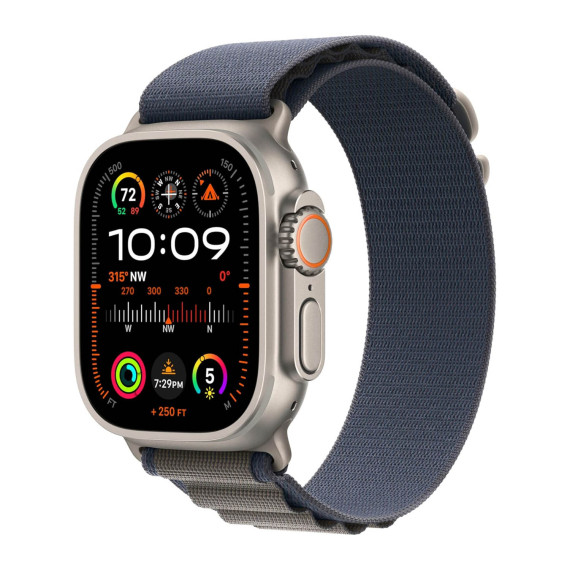 სმარტ საათი APPLE WATCH ULTRA 2 49MM TITANIUM BLUE ALPINE LOOP MREP3 M (BL)